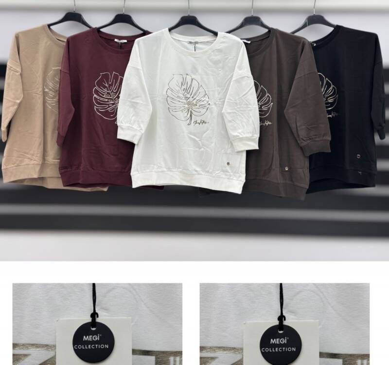 Bluzki damskie Roz S-XL, Mix Kolor Paczka 12 szt